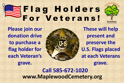 Veterans Flag Holder Donation Program